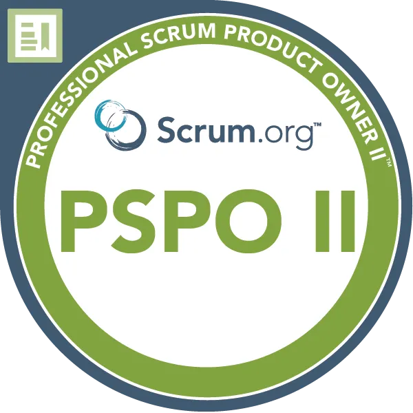 professional-scrum-product-owner-ii-pspo-ii badge